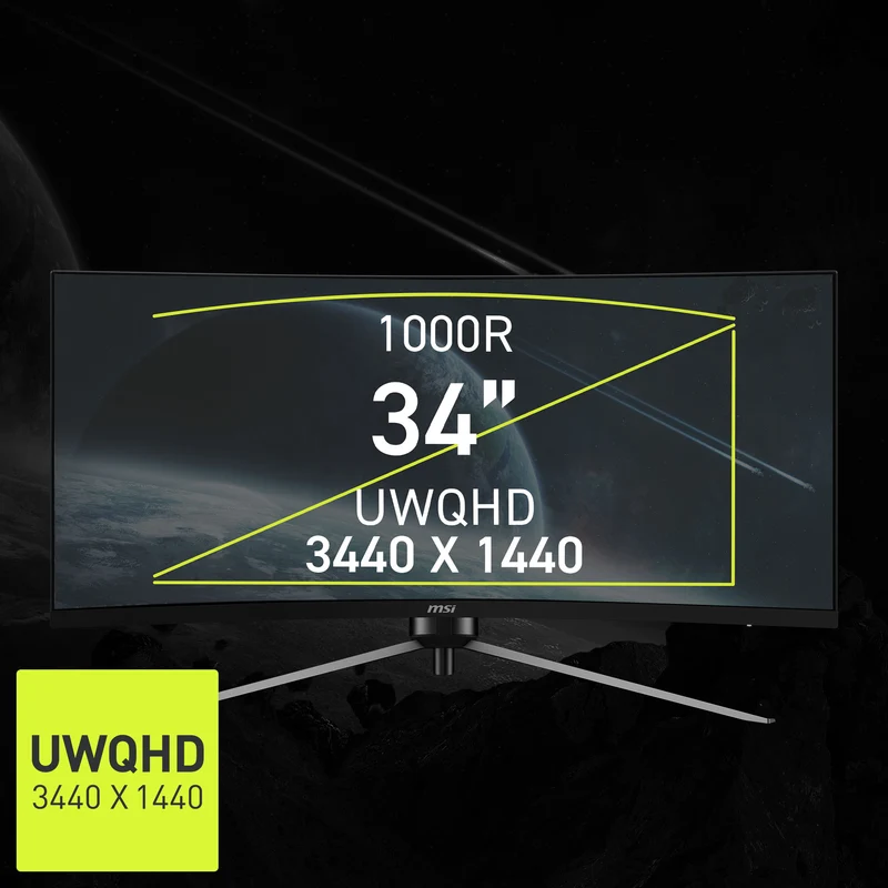 MSI CB MAG 345CQRF E20 | MSI Gaming Monitor