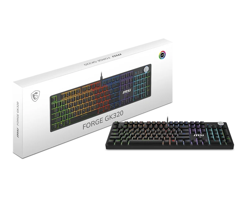 MSI Gaming Tastatur FORGE GK320 RED DE