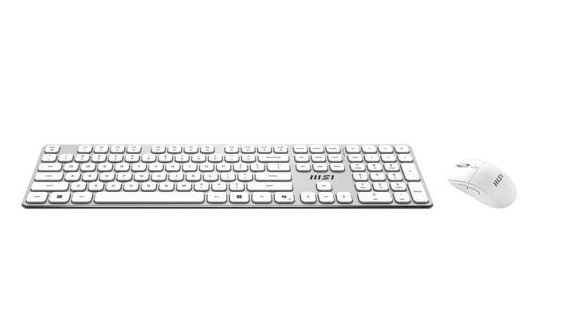 MSI Gaming Tastatur/Mouse FORGE K210 WIRELESS COMBO WHITE DE