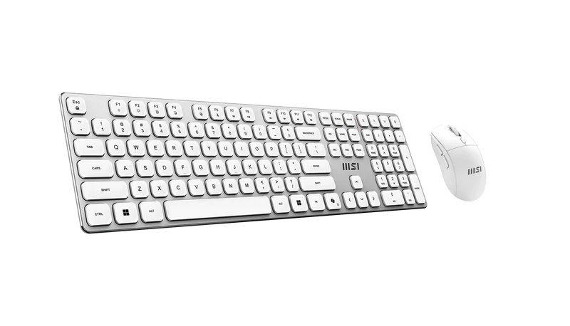 MSI Gaming Tastatur/Mouse FORGE K210 WIRELESS COMBO WHITE DE