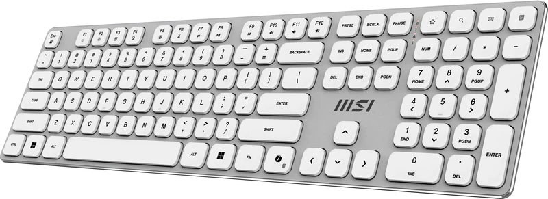 MSI Gaming Tastatur/Mouse FORGE K210 WIRELESS COMBO WHITE DE
