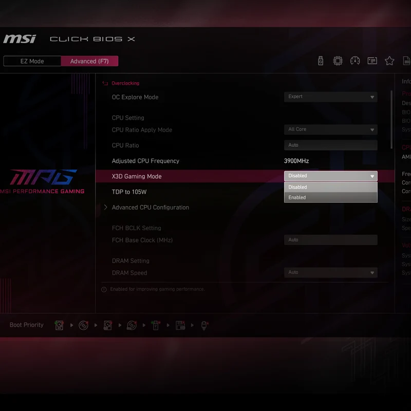 MSI CB Desktop PC MPG Infinite Z3 X3D 9NVRR7-848EU