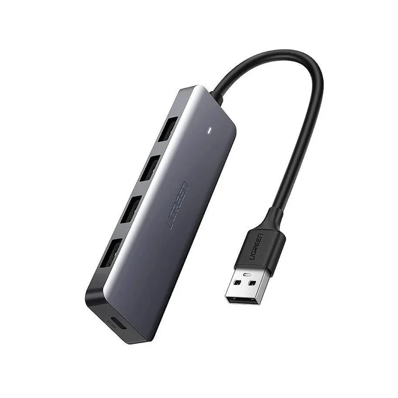 موزع USB يو جرين - 4× USB 3.0 جيل 1 مع منفذ طاقة Micro-USB ‏(CM219 50985)
