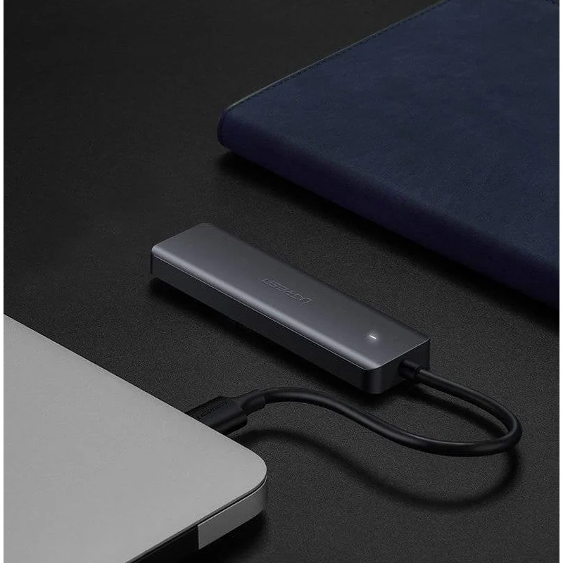 موزع USB يو جرين - 4× USB 3.0 جيل 1 مع منفذ طاقة Micro-USB ‏(CM219 50985)
