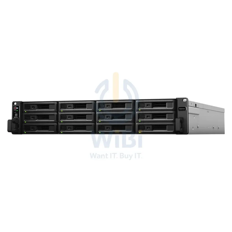 Synology RackStation RS3621xs+ - 64TB / 8x 8TB / SATA / 12-Bays / USB / LAN / Rack (2U)