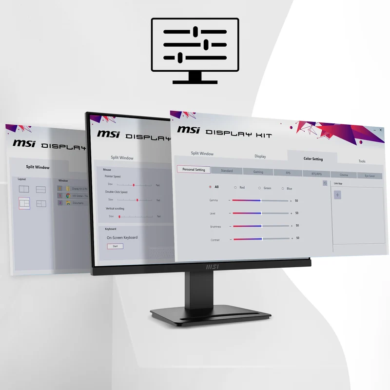 2er Pack - PRO MP2412 | MSI Pro Monitor
