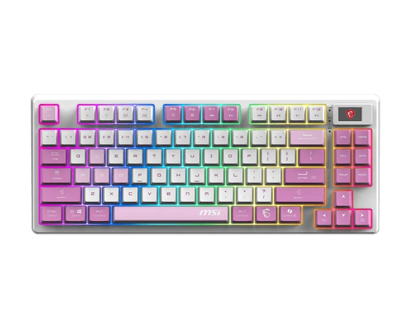 MSI Gaming Tastatur FORGE GK600 TKL WIRELESS VIOLET DE