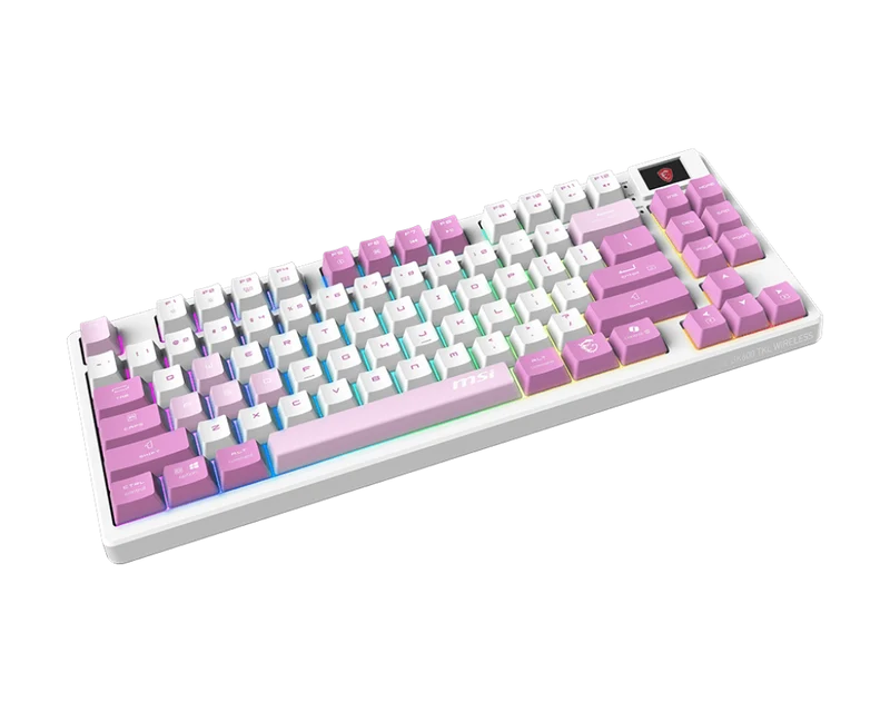 MSI Gaming Tastatur FORGE GK600 TKL WIRELESS VIOLET DE
