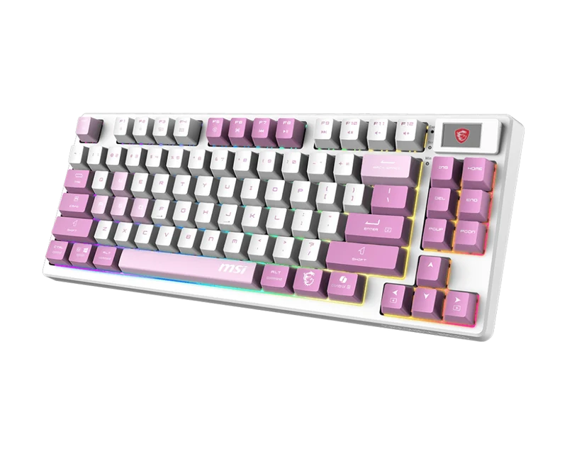MSI Gaming Tastatur FORGE GK600 TKL WIRELESS VIOLET DE