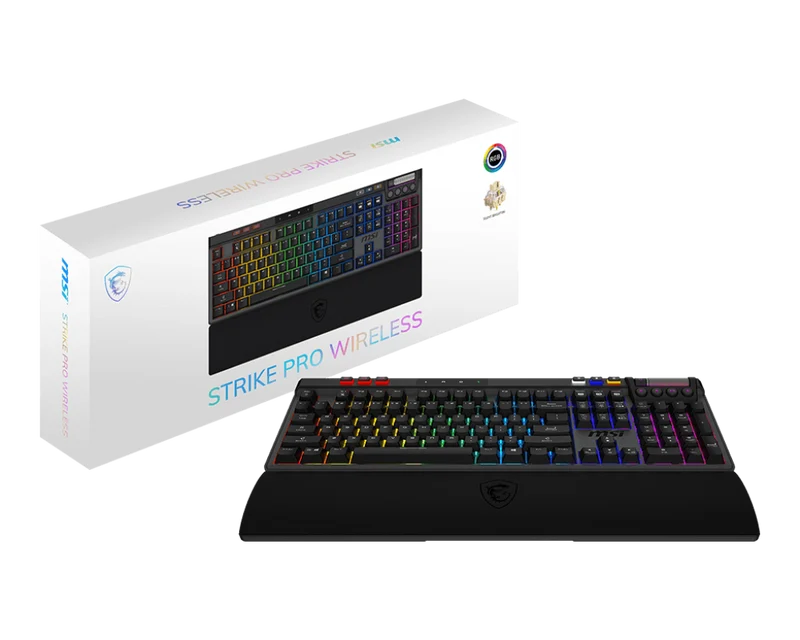 MSI Gaming Tastatur STRIKE PRO WIRELESS, Deutsch (QWERTZ)