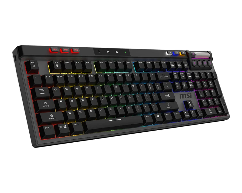 MSI Gaming Tastatur STRIKE PRO WIRELESS, Deutsch (QWERTZ)