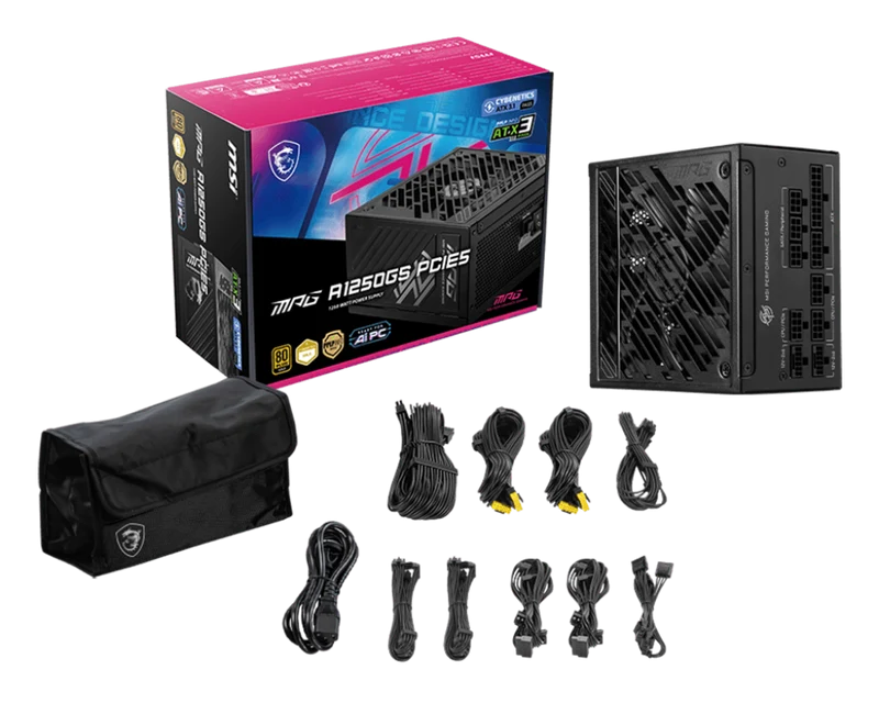 MSI CB Desktop PC Netzteil MPG A1250GS PCIE5