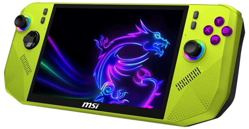 MSI CB Handheld PC Claw A8 BZ2EM-037 Neon Green