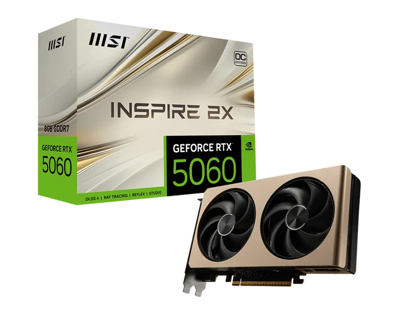 MSI Grafikkarte GeForce RTX 5060 8G INSPIRE 2X OC