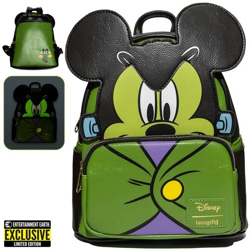 Mickey Mouse Halloween Backpack Glow In The Dark Frankenstein's Monster