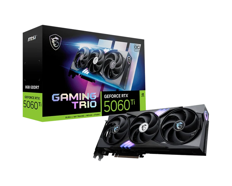 MSI Grafikkarten GeForce RTX 5060 Ti 8G GAMING TRIO OC