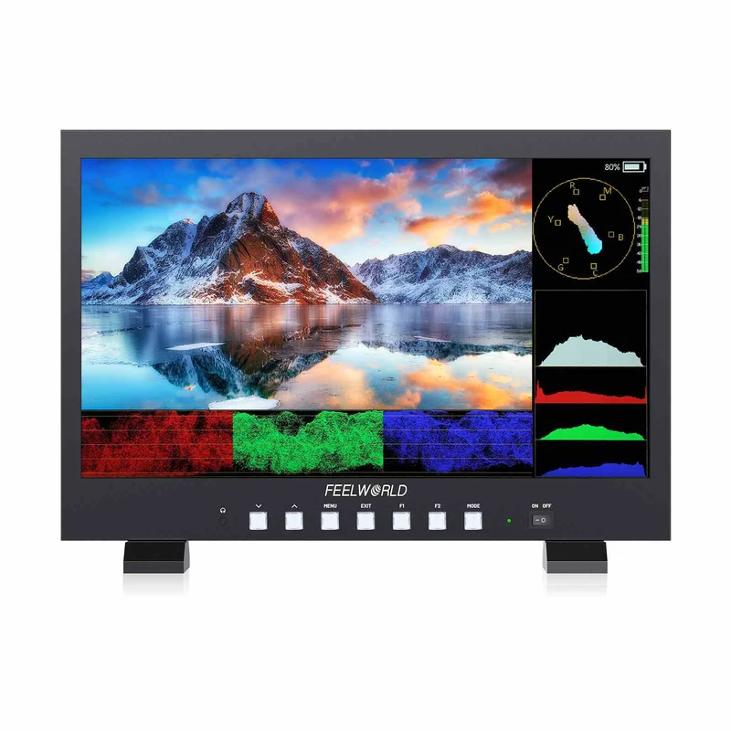 FEELWORLD FVM215 21.5-Zoll 1000nit Broadcast-Monitor Full HD IPS 4K60Hz HDMI 3G-SDI