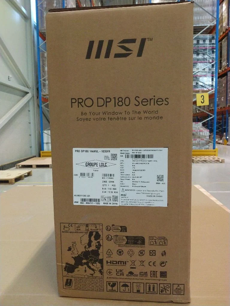 MSI Desktop PC PRO DP180 14ANVL-1035FR ****Verpackung leicht beschädigt****