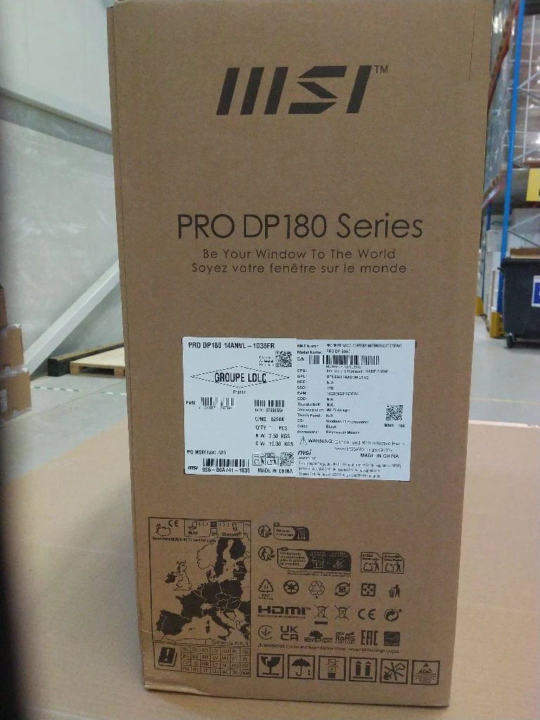MSI Desktop PC PRO DP180 14ANVL-1035FR ****Verpackung leicht beschädigt****