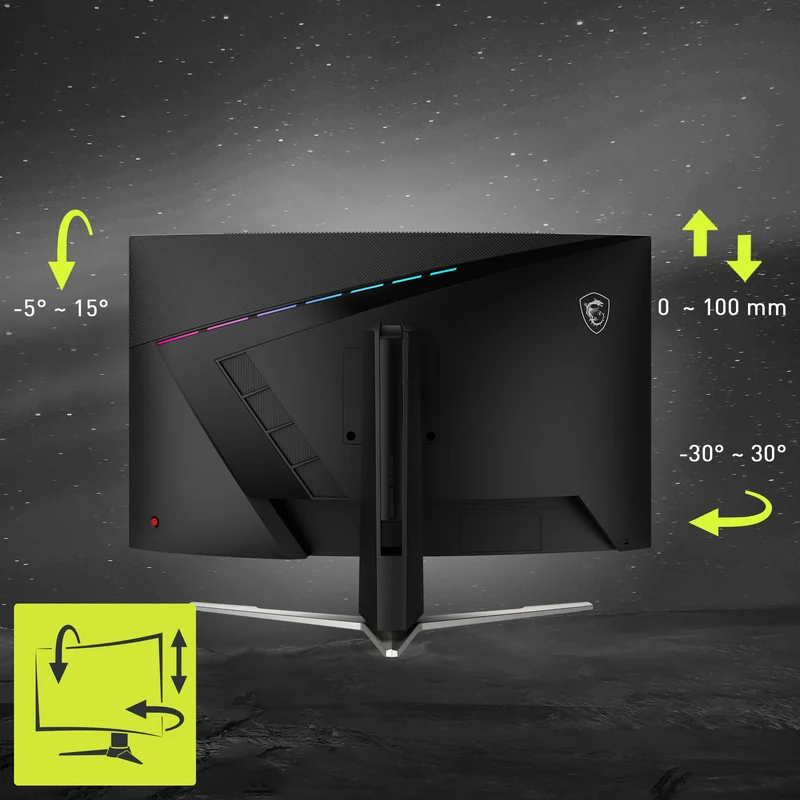 MAG 325CQRXF E2 | MSI Gaming Monitor