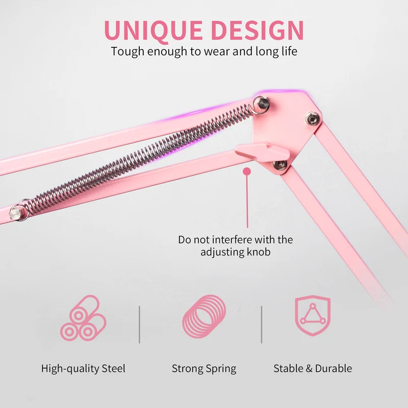 FEELWORLD AMS1 Rosa Mikrofonarm für PM1 und dynamisches Mikrofon