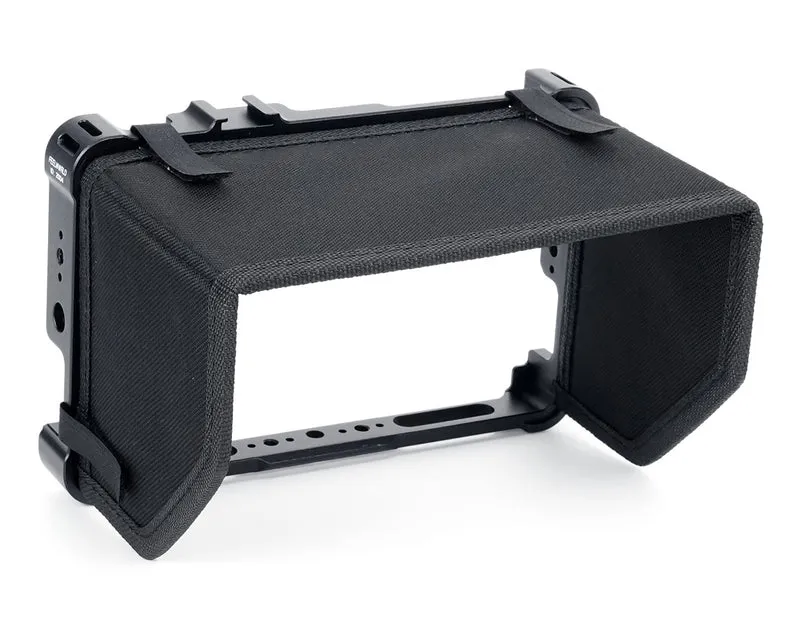 FEELWORLD Kameramonitor-Käfig-Kit für S7 Feldmonitor mit mehreren Erweiterungsschnittstellen und Sonnenblende, Vollaluminiumlegierung – 2004