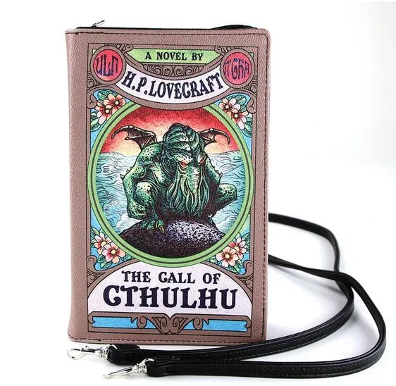 The Call Of Cthulhu Book Handbag Purse
