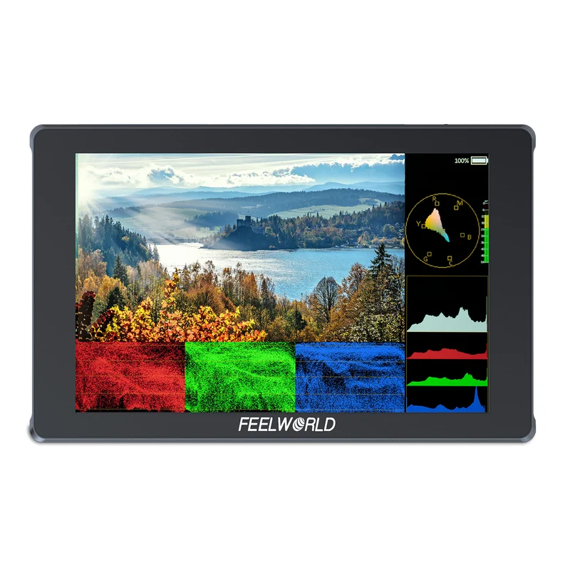 FEELWORLD F7 PLUS 7 Zoll 1200nit DSLR Kamera Feldmonitor Touchscreen 4K HDMI