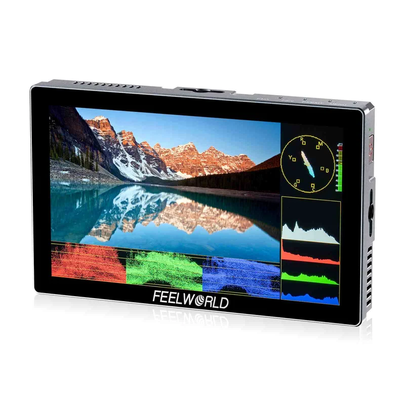 FEELWORLD P6X 5.5 Zoll 1000nit Aluminium DSLR Kamera Feldmonitor Touchscreen 4K HDMI Leicht
