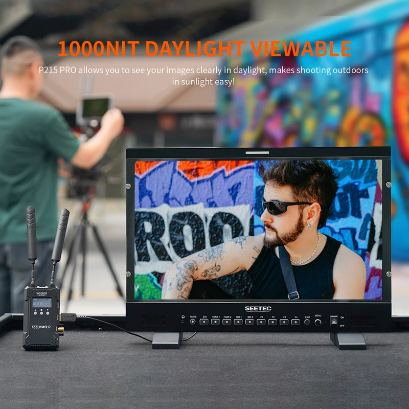 SEETEC P215 PRO 21.5 Zoll 1000nit High Bright Broadcast Director Monitor mit Waveform LUT HDMI SDI