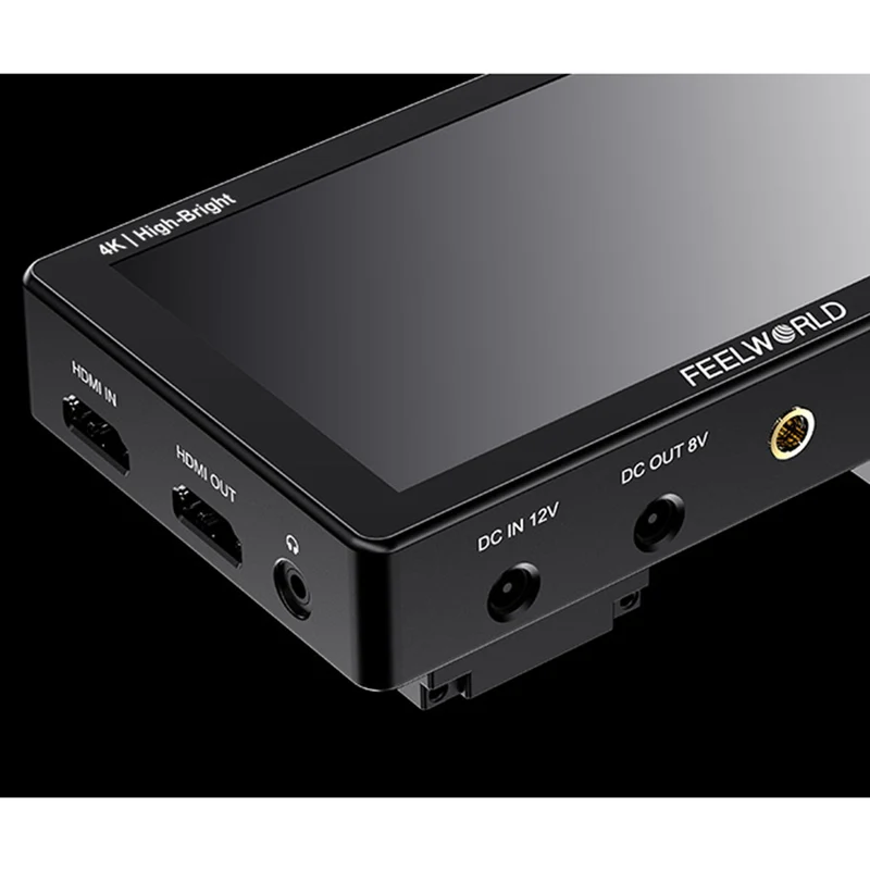 FEELWORLD LUT5E Hochheller 1600nit DSLR-Kamera-Feldmonitor F970 Externes Stromversorgungs- und Installationskit