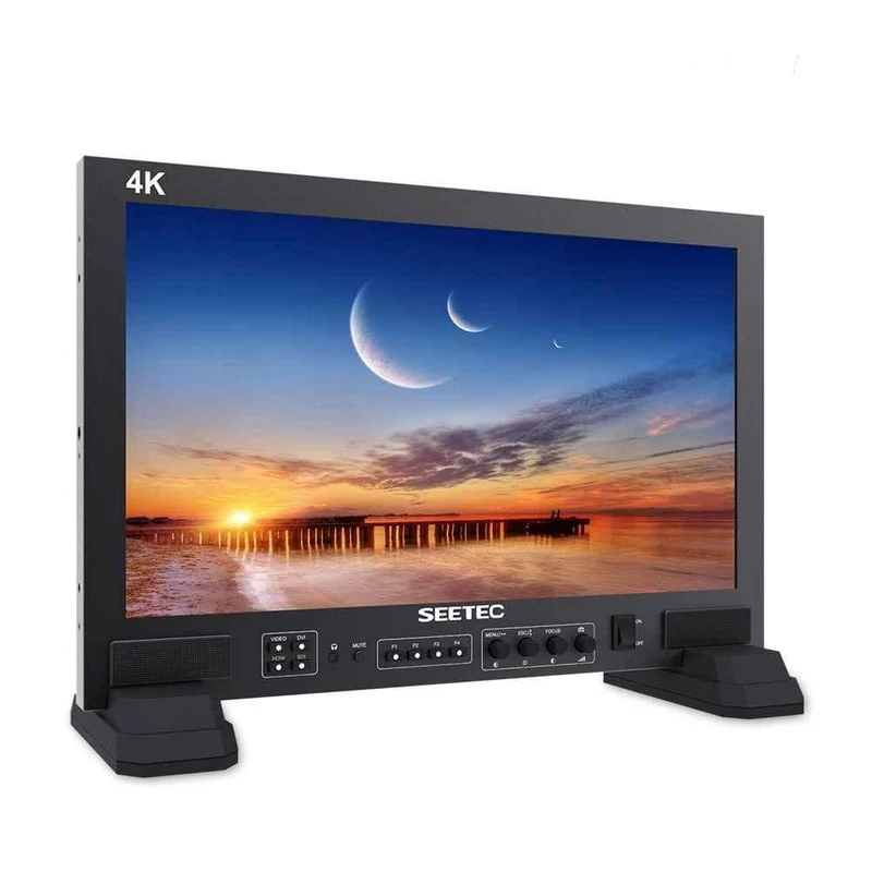 SEETEC FS173-S4K 17.3 Zoll 1920x1080 Broadcast Director Monitor UMD Text Tally Display SDI HDMI