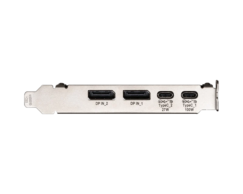 MSI USB4 Erweiterungskarte PD100W (2xUSB-C, 2x DP)
