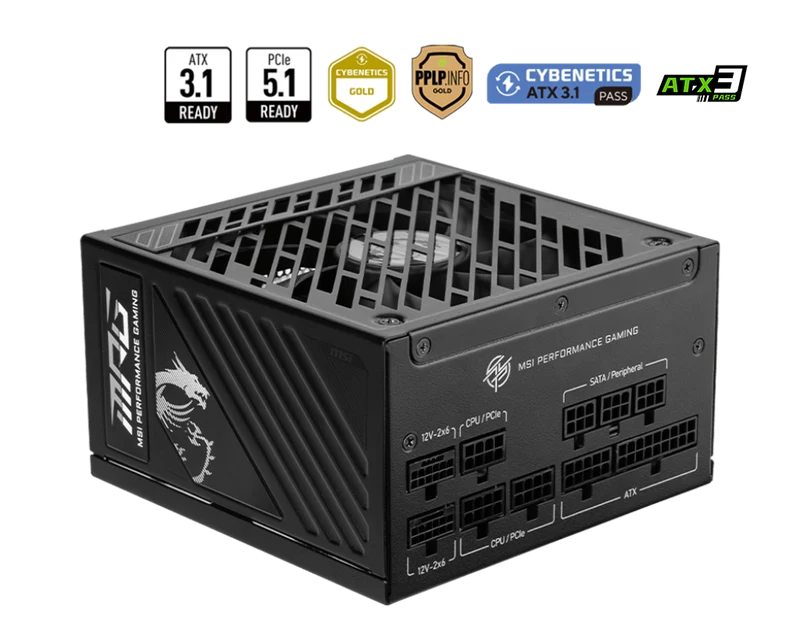 MSI CB Desktop PC Netzteil MPG A850GS PCIE5