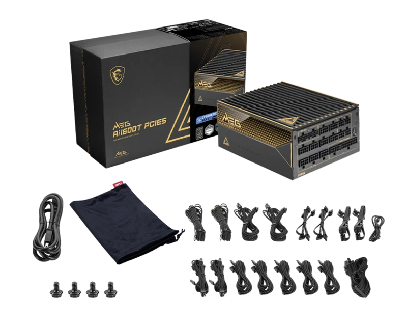 MSI Desktop PC Netzteil MEG Ai1600T PCIE5