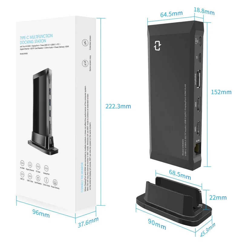 Usb C Hdmi Adapter Hub Dual HDMI Adapter Dockingstation