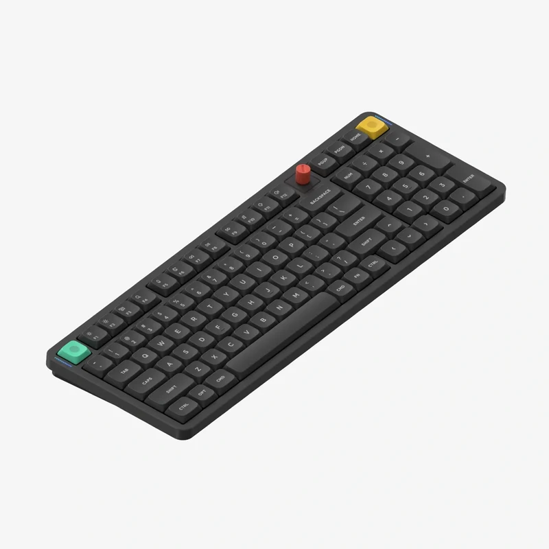 NuPhy Air100 V3 Low-Profile Tri-Mode Wireless Mechanical Keyboard - Nebula Dark (Blush Nano Switch)