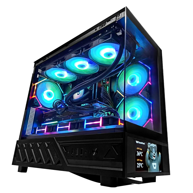 Ultra DS950MV Black Desktop Gaming PC | AMD Ryzen 7 9800X3D | 32GB (2x16GB) RAM | 2TB SSD | RX 9070 XT | Windows 11 Pro