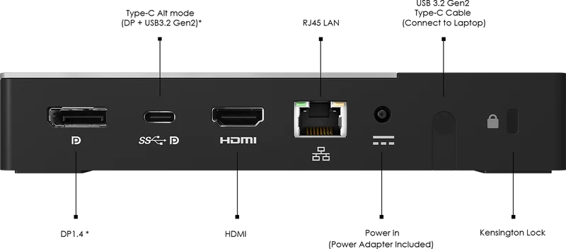 MSI USB-C Docking Station Gen2 für Notebook und Desktop PC