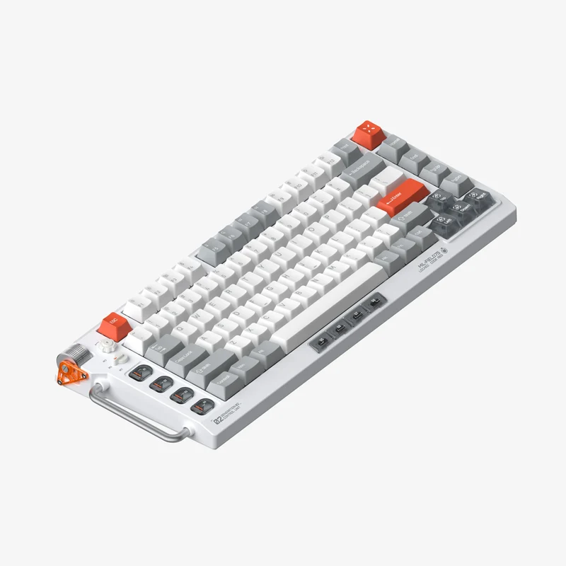 NuPhy Field75 HE V2 High-Profile Magnetic Switch Gaming Keyboard - FrostFlare (Magnetic Silver Switch, Magnetic Jade Dragon Switch)