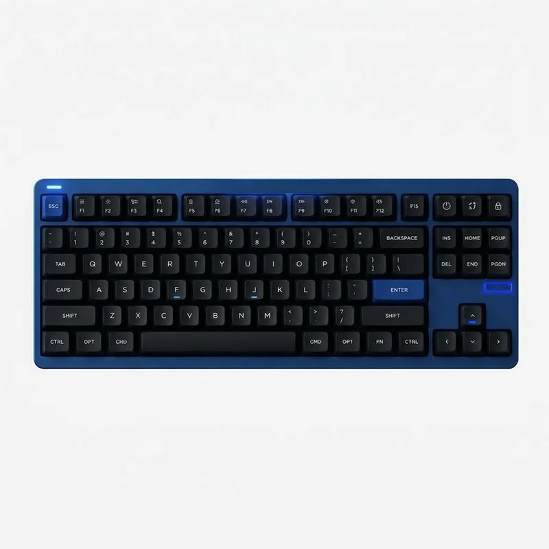 NuPhy Gem80 QMK/VIA Tri-Mode Wireless Custom Mechanical Keyboard (Mystic Indigo)