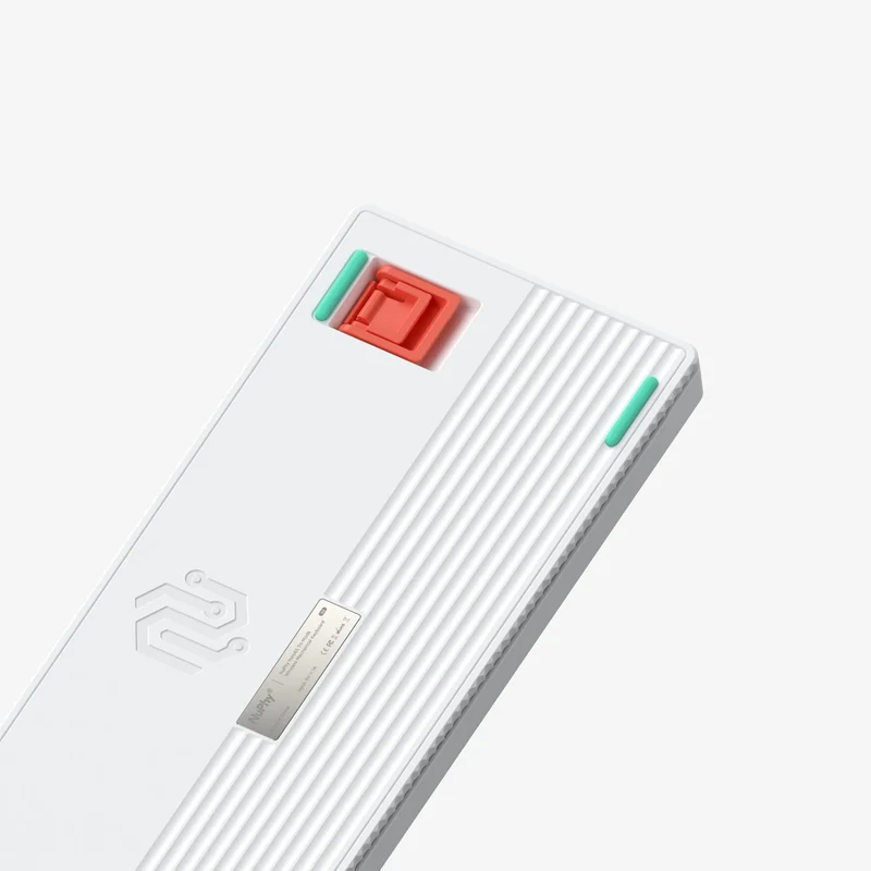 NuPhy Halo75 V2-IO High-Profile Wireless Mechanical Keyboard - Ionic White (Blush Switch)