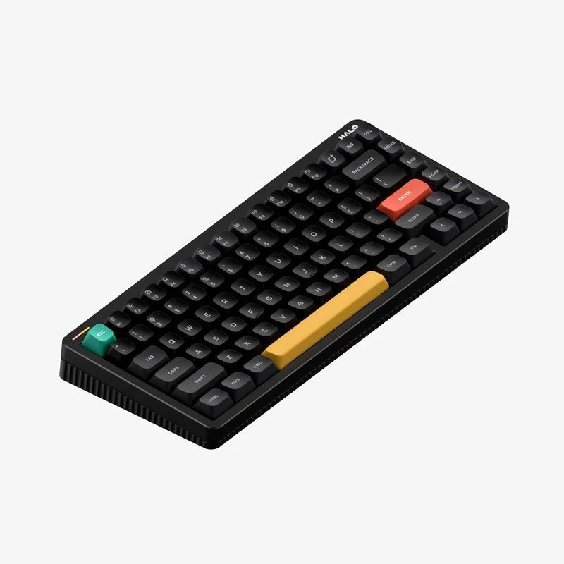 NuPhy Halo75 V2-IO High-Profile Wireless Mechanical Keyboard - Obsidian Black (Blush Max Switch)