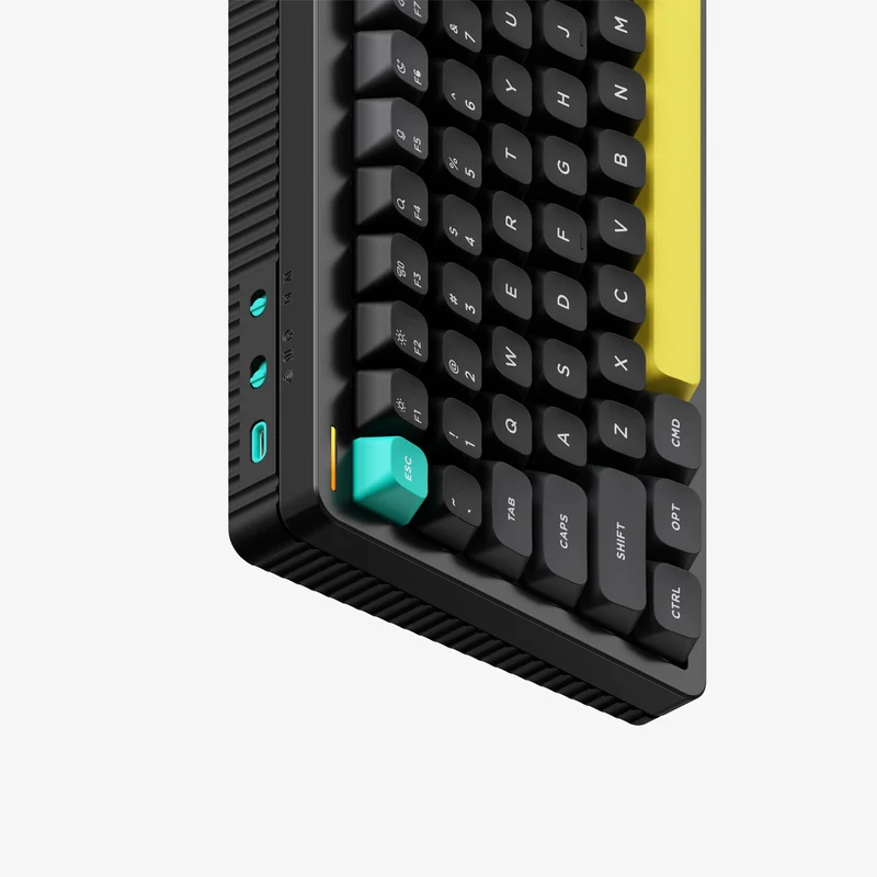 NuPhy Halo75 V2-IO High-Profile Wireless Mechanical Keyboard - Obsidian Black (Blush Max Switch)