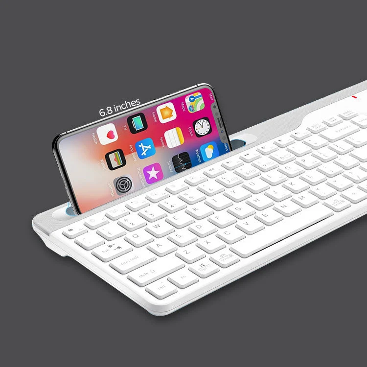 UPERFECT 15.6 Zoll Wireless Bluetooth Keyboard Full Size Four Devices Switch