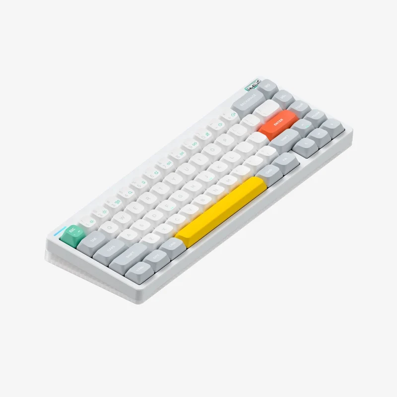 NuPhy Halo65 V2-IO High-Profile Wireless Mechanical Keyboard - Ionic White (Blush Max Switch)