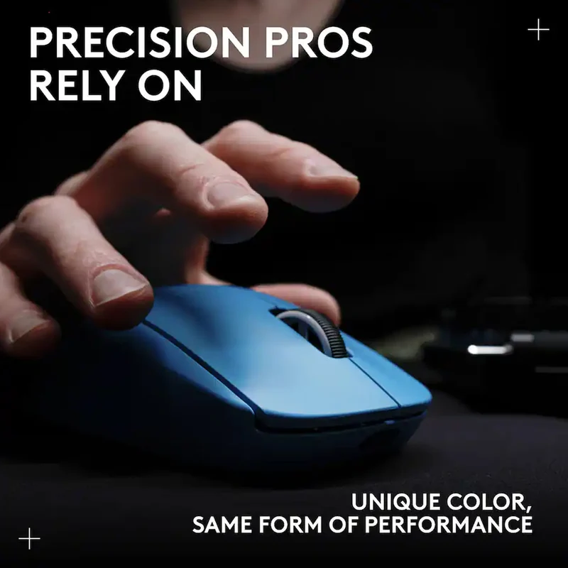 Logitech Pro X Superlight 2 Wireless Gaming Mouse (Cyan) (910-007696)