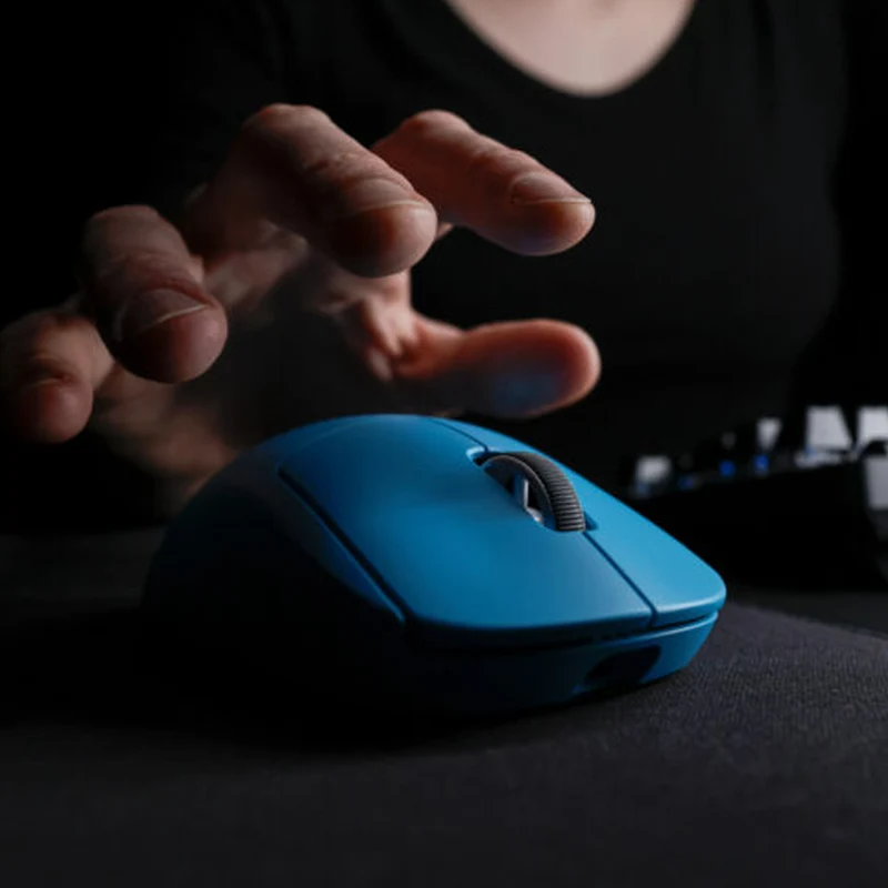 Logitech Pro X Superlight 2 Wireless Gaming Mouse (Cyan) (910-007696)