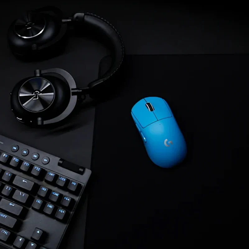 Logitech Pro X Superlight 2 Wireless Gaming Mouse (Cyan) (910-007696)