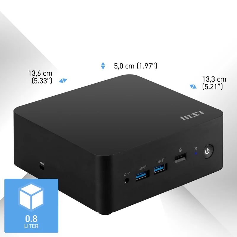 MSI Mini PC Cubi NUC 1MG-022XDE